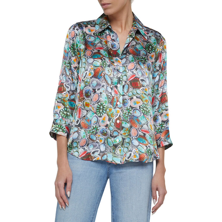 Dani 3/4 Sleeve Blouse image number null