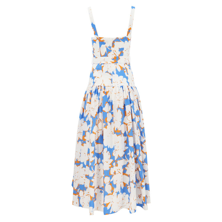 Drenica Belted Corset Midi Dress image number null