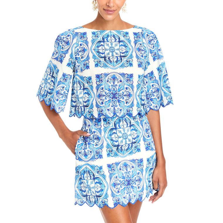 Charlize Scallop Top image number null