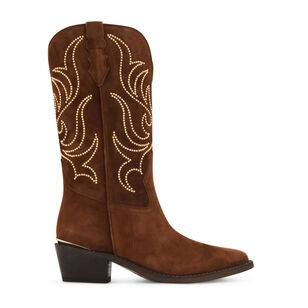 Louisa 55mm Suede Embellished Boot