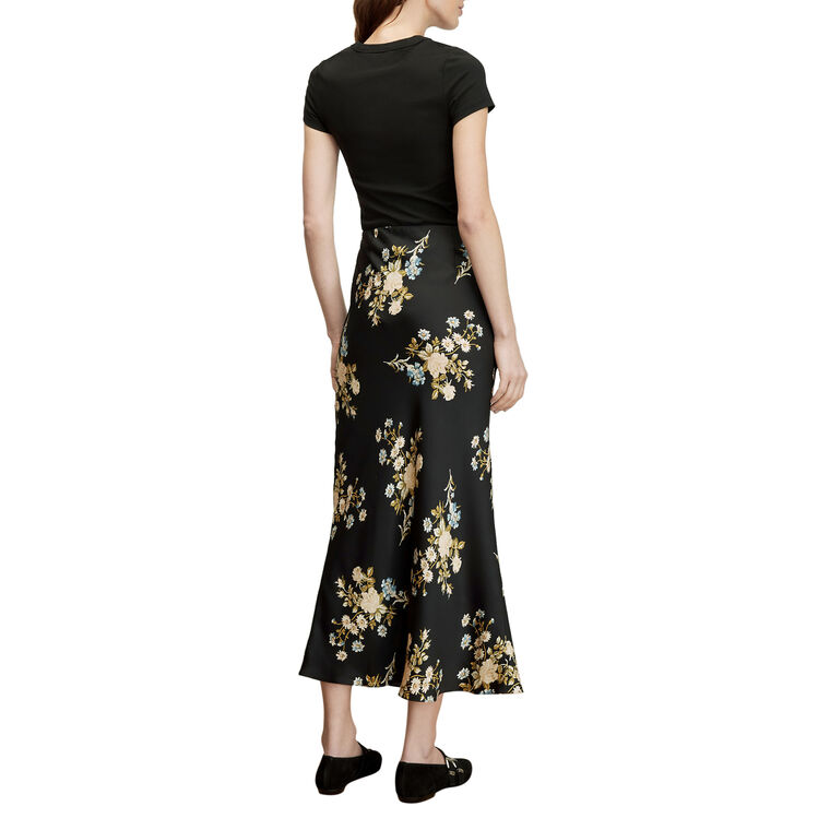 Clover Floral Midi Skirt image number null