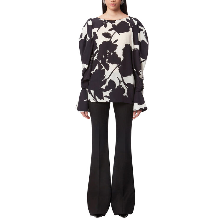 Blouse With Puff Sleeves image number null