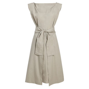 Caro Midi Dress In Brushed Poplin