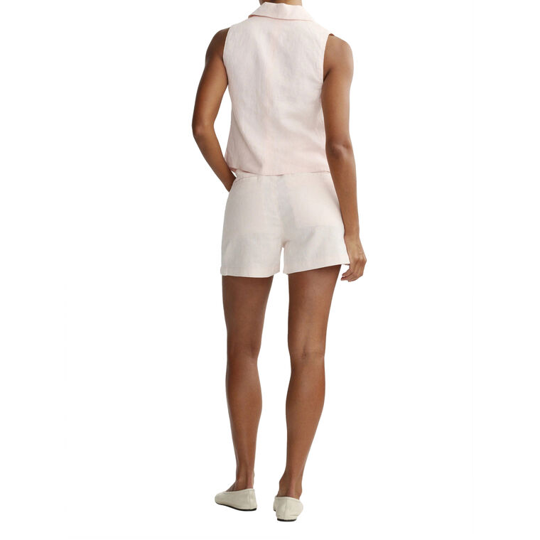 Taylor Relaxed High Rise Linen Short image number null