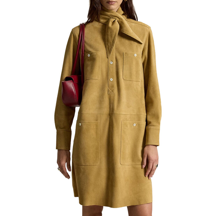 Suede Utility Dress image number null