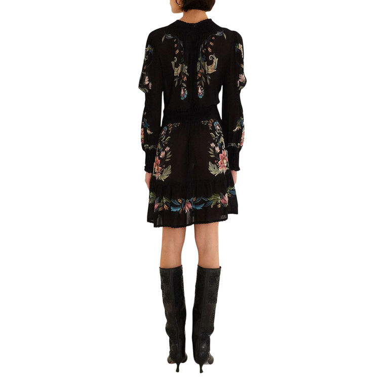 Natalia Lace Long Sleeve Mini Dress image number null