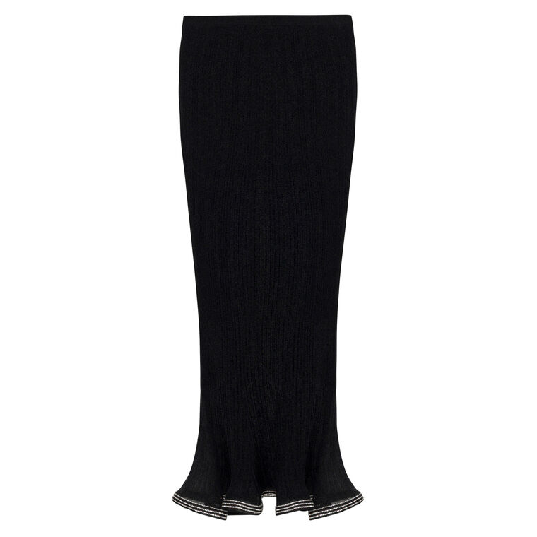 Brighton Metallic Plisse Midi Skirt image number null