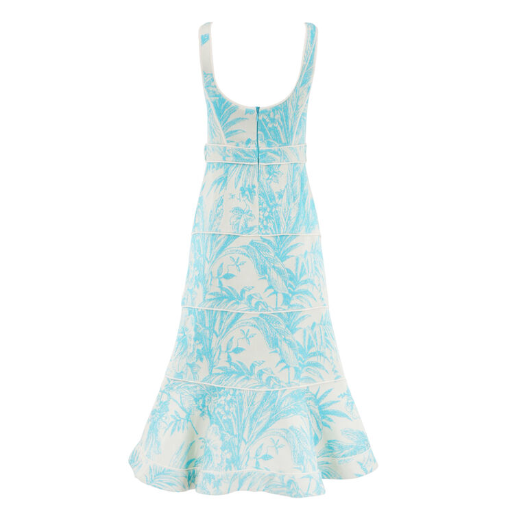 Kayleen Sleeveless Belted Midi Dress image number null