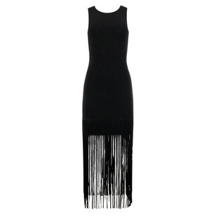 Margaux Fringe Midi Dress