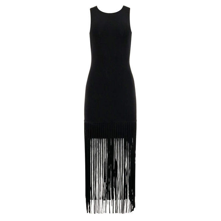 Margaux Fringe Midi Dress image number null