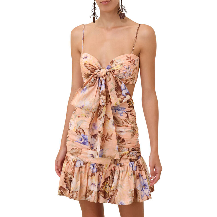 Coco Bow Front Sleeveless Mini Dress image number null