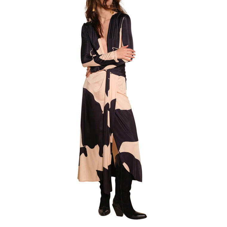 Oasis Plunging Neckline Dress image number null