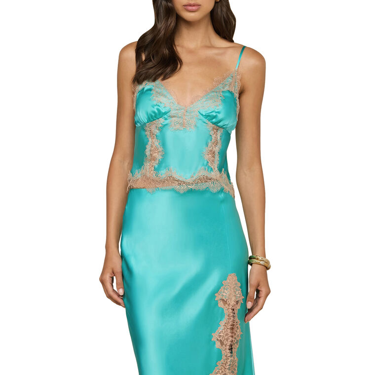 Kimber Silk Lace Insert Camisole image number null