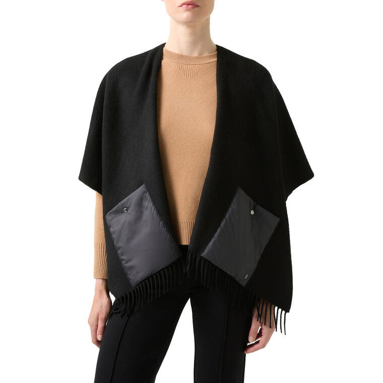 Nancie Poncho With Fringe image number null