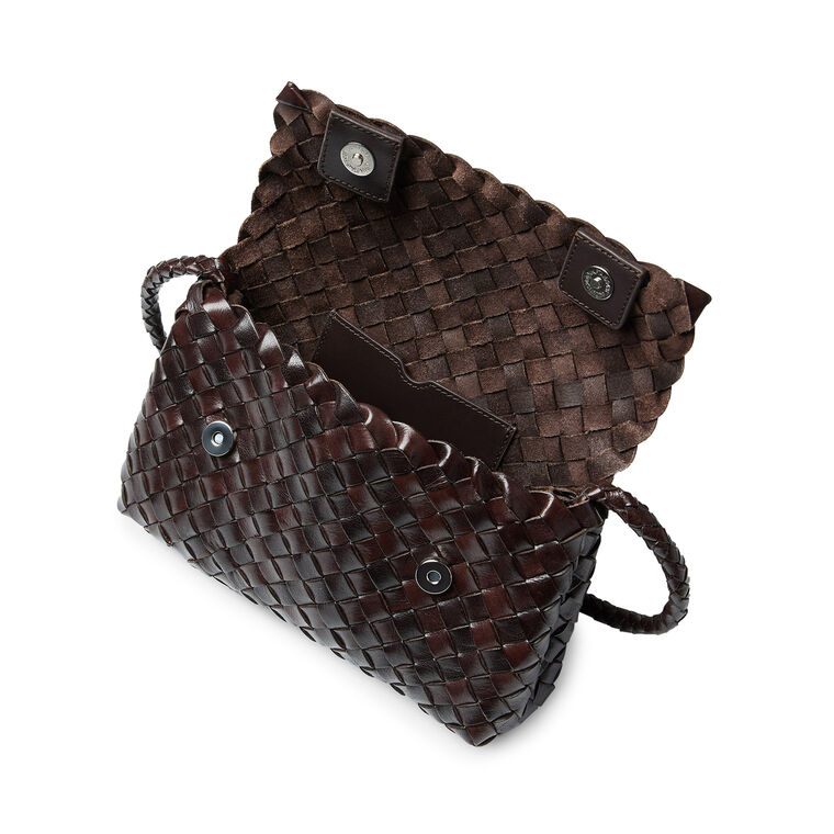 Vinnie Woven Leather Crossbody Bag image number null