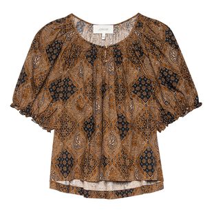The Moorland Bandana Short Sleeve Top