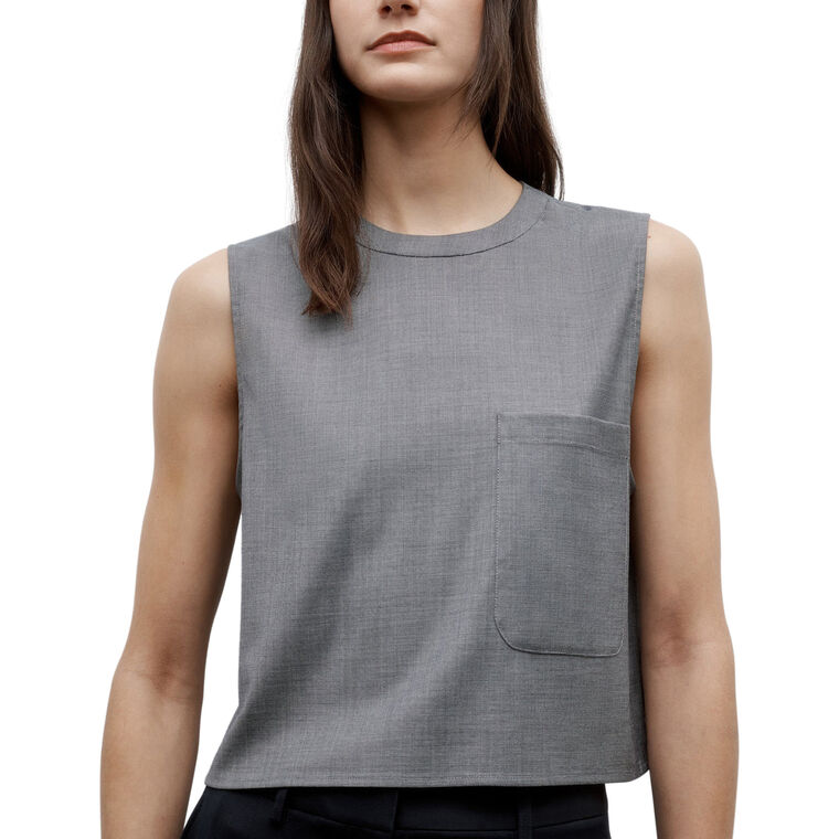 Cropped Muscle Tank image number null