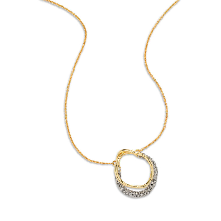 Sonales Gold Crystal Orbit Necklace image number null
