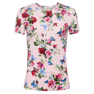 Ressi Short Sleeve Crew Neck Fitted Tee