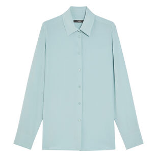 Relaxed-Fit Almina Silk Blouse