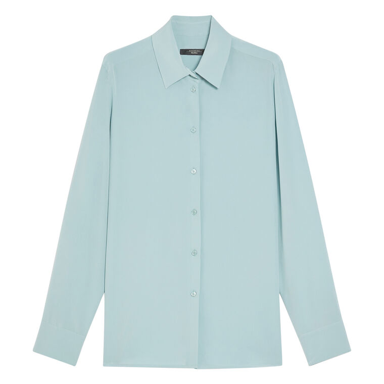 Relaxed-Fit Almina Silk Blouse image number null