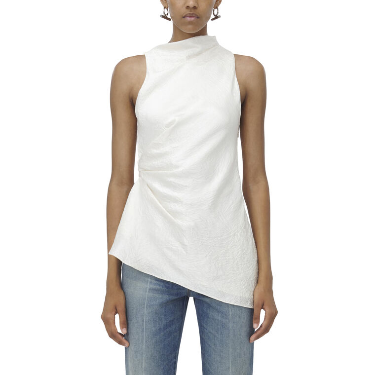 Smashed Satin Asymmetric Top image number null