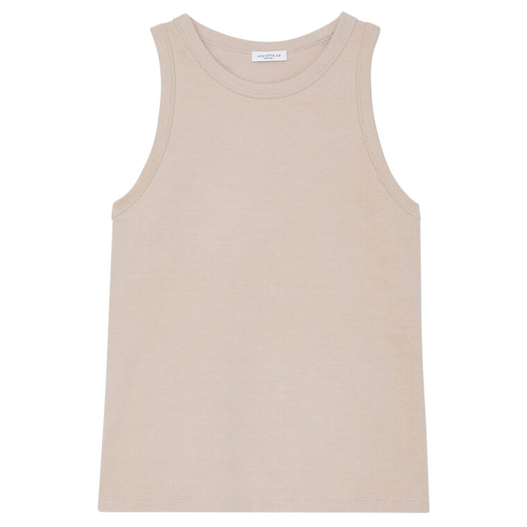 Cotton Rib Racerback Tank Top image number null