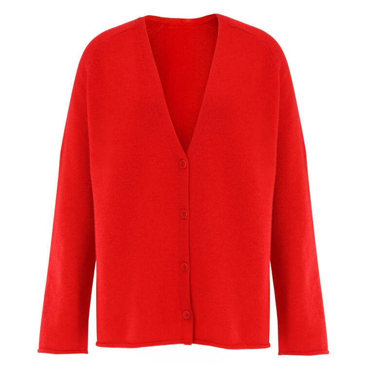 Samson Relaxed Saddle Raglan Cardigan image number null