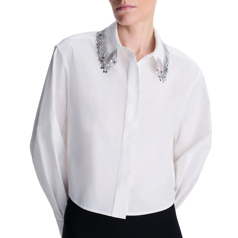 Renata Embellished Button Down Shirt image number null
