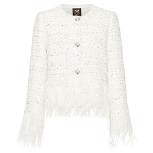 Richele Metallic Tweed Button Up Jacket