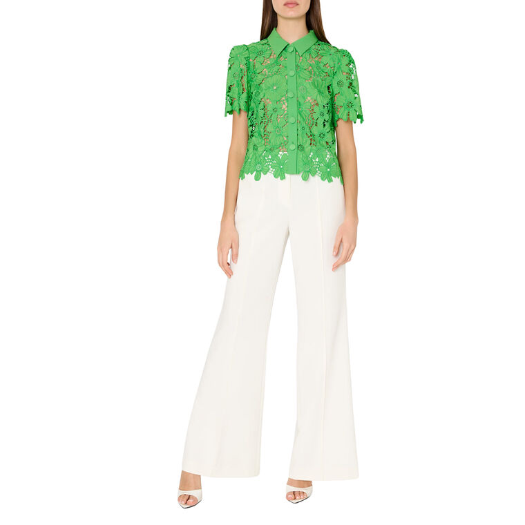 Addison Roja Short Sleeve Lace Top image number null