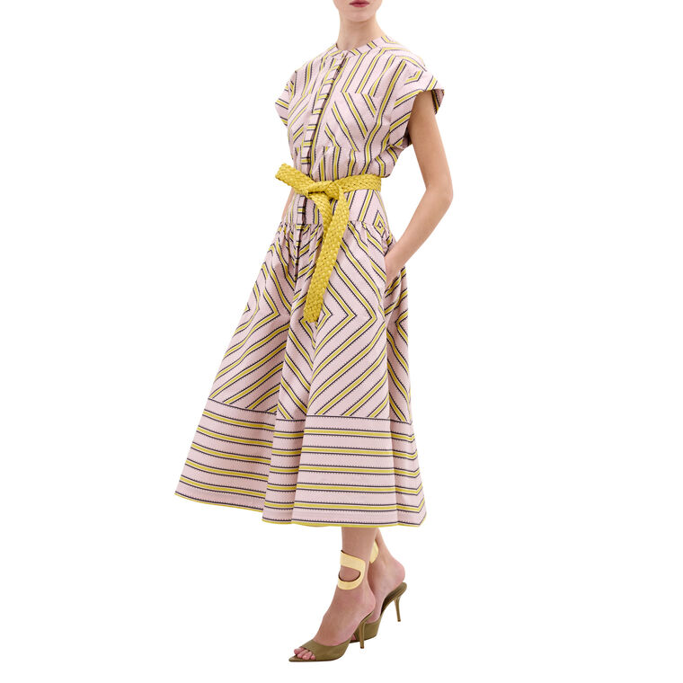 Macarena Cap Sleeve Midi Dress image number null