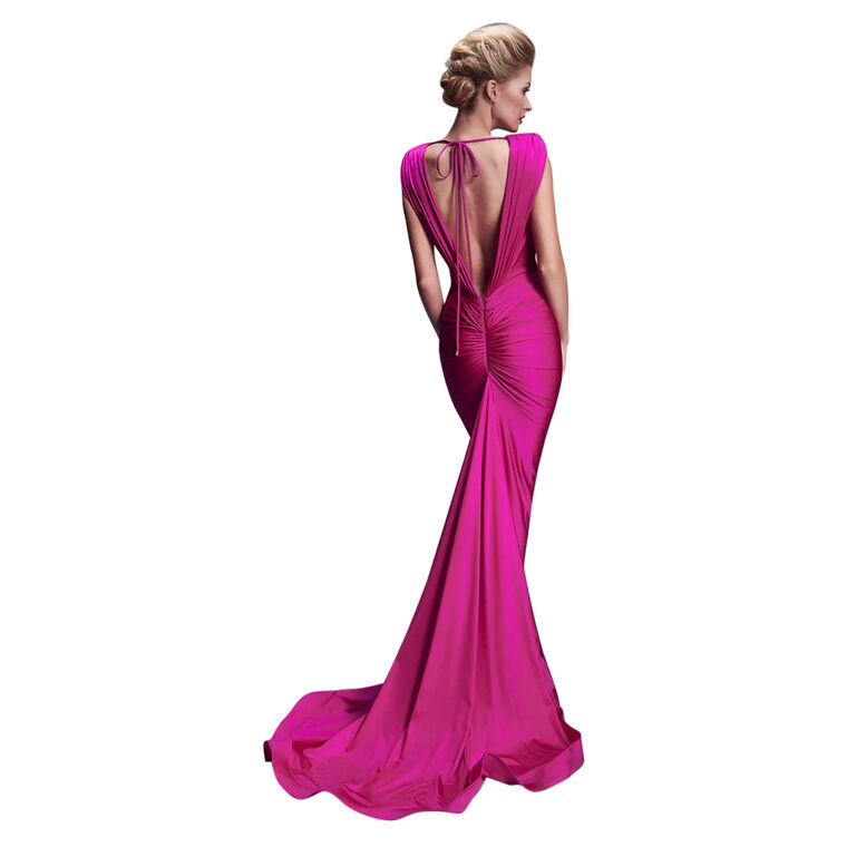 V-Neck Plunge Dress image number null