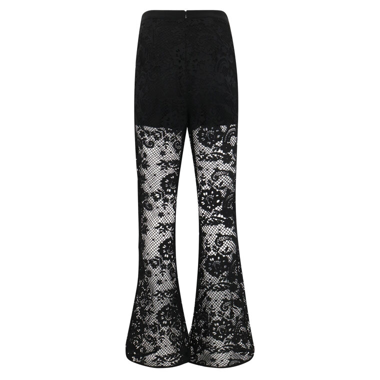 Black Lace Trouser image number null