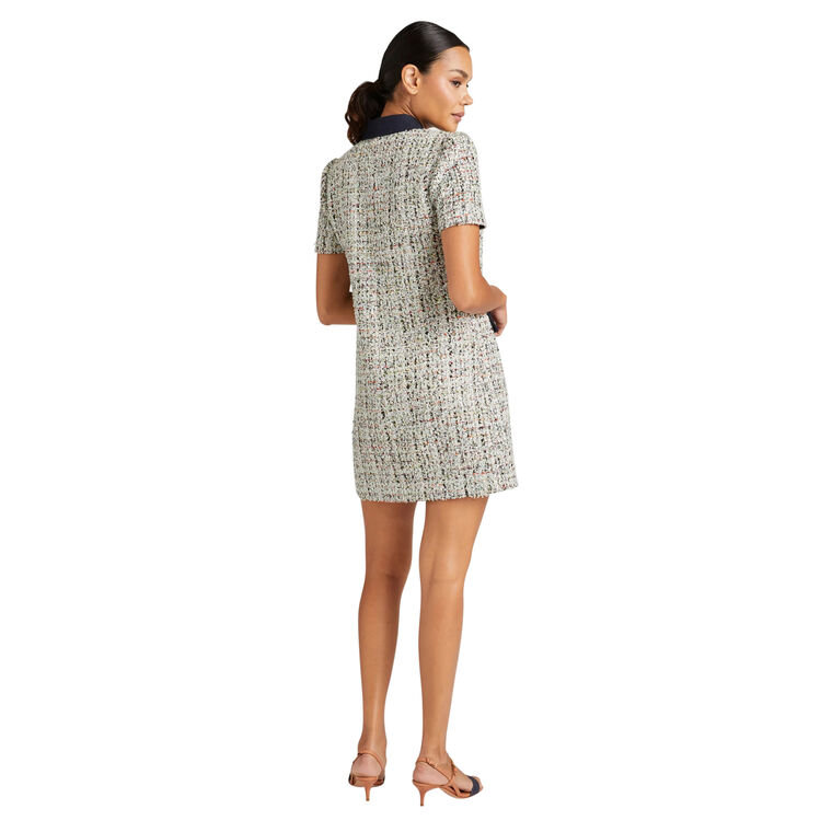 Anya Boucle Pammy Collared Mini Dress image number null