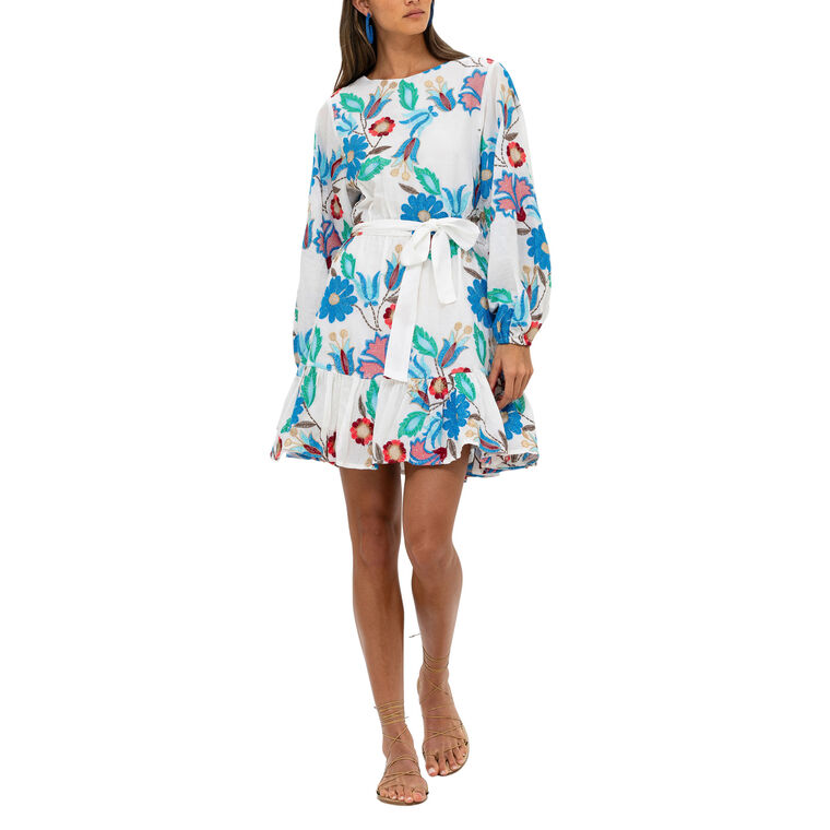 Long Sleeve Flirty Short Dress image number null