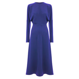 Dolman Long Sleeve Midi Dress