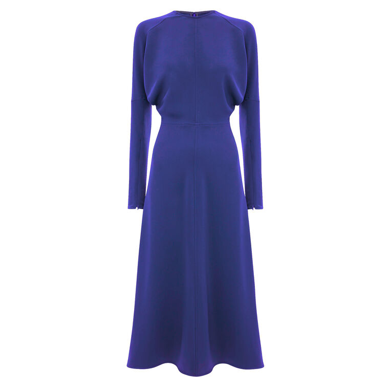 Dolman Long Sleeve Midi Dress image number null