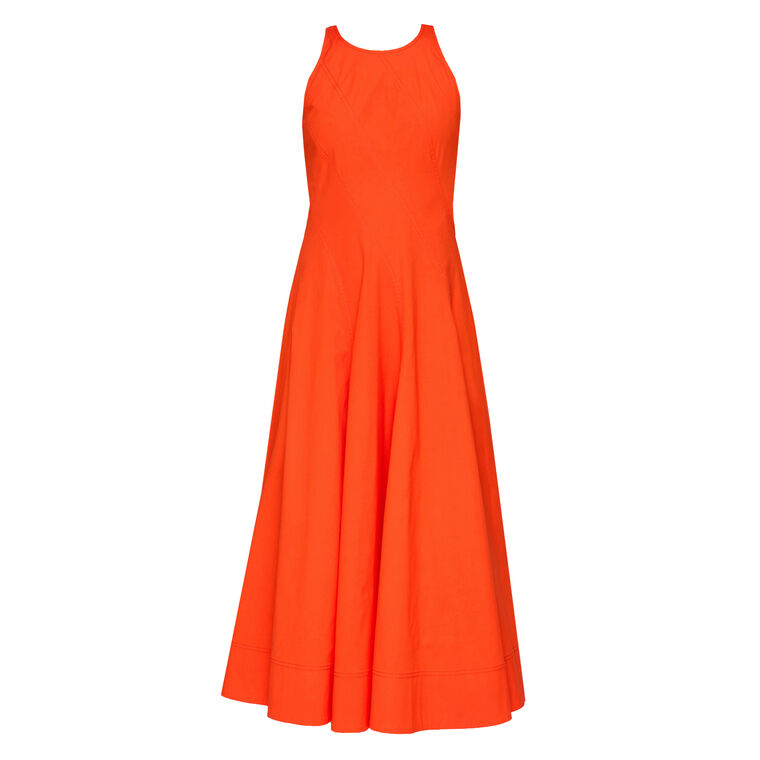 Gemma Stretch Cotton Midi Dress image number null