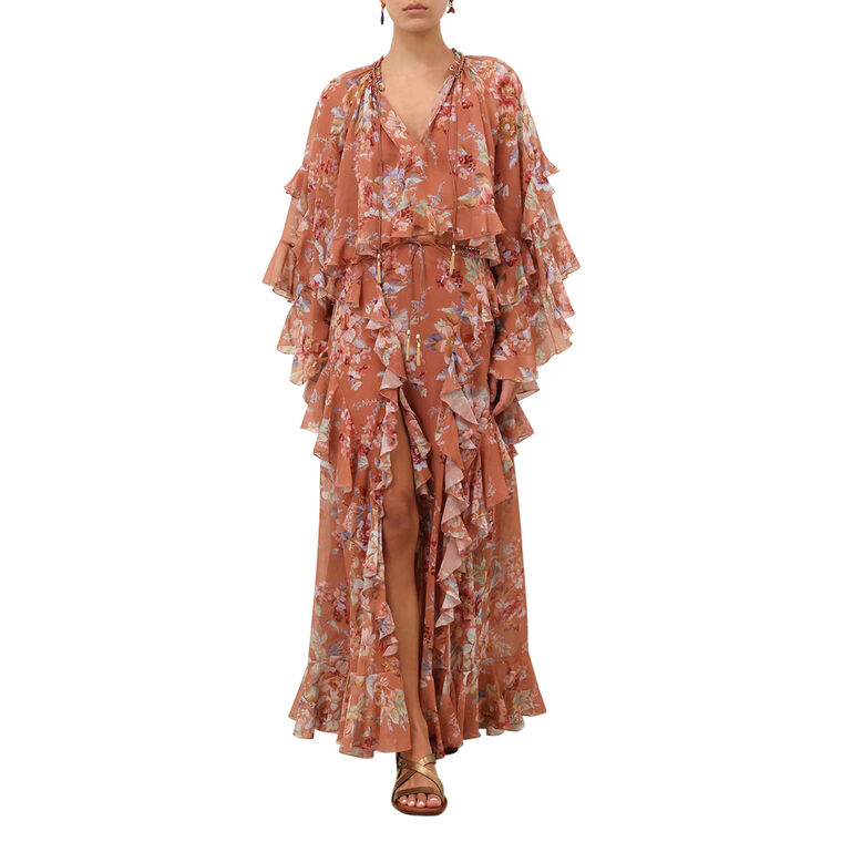 Awaken Ruffle Maxi Skirt image number null