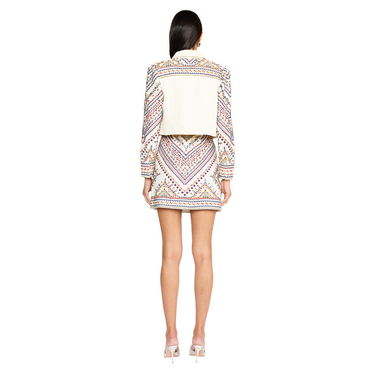 Fenix Cropped Denim Jacket image number null