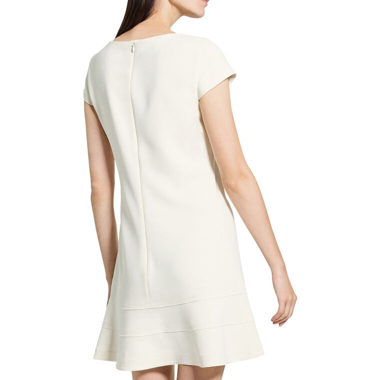 Short Sleeve Bateau Neck Mini Dress image number null