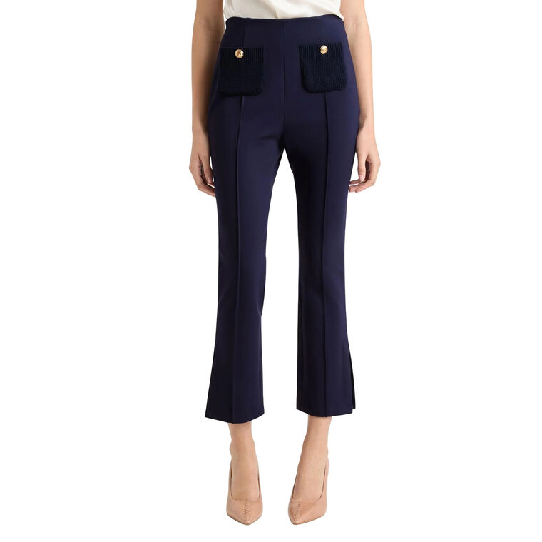 Paulette Cropped High Waisted Skinny Pant image number null