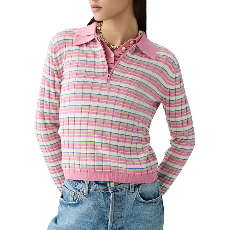 Long Sleeve Track Polo image number null