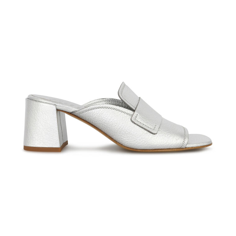 Unike Metallic Midi Mule image number null