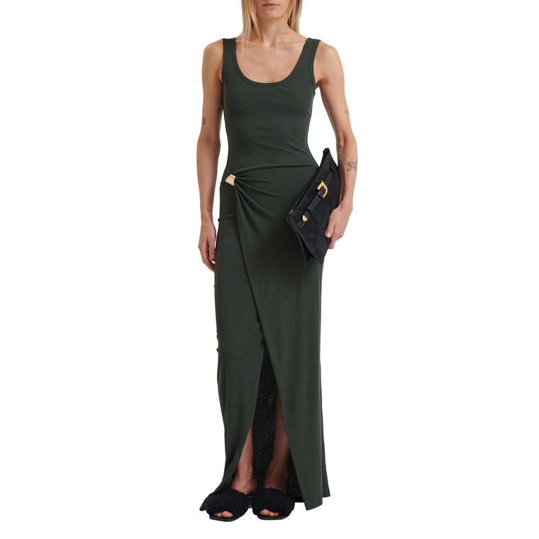 Nenet Sleeveless Mesh Jersey Dress image number null