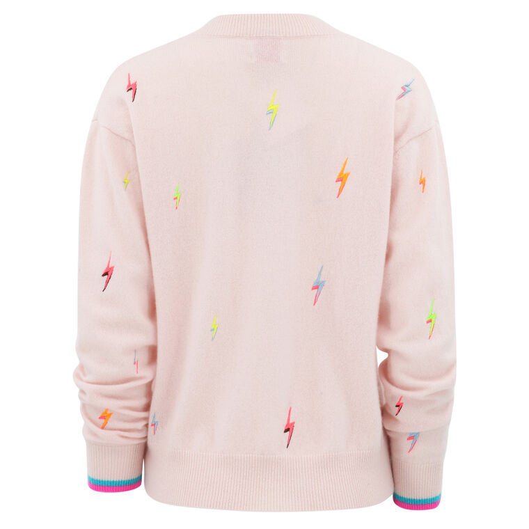 Lightning Bolt V-Neck Sweater image number null