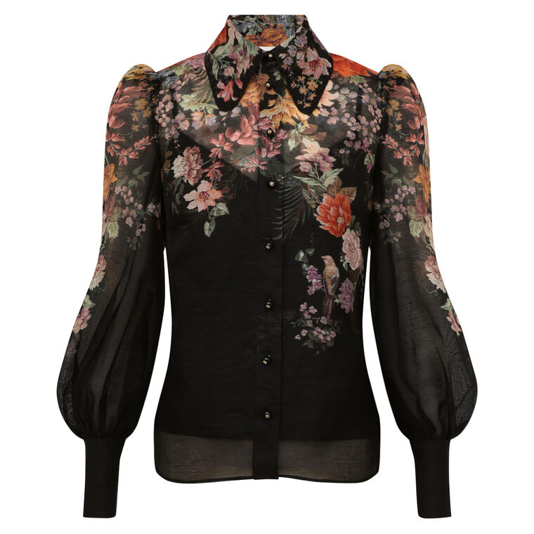 Pavilion Tie Neck Blouse image number null