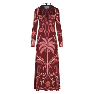 Festive Performance Long Sleeve Ankle Dress