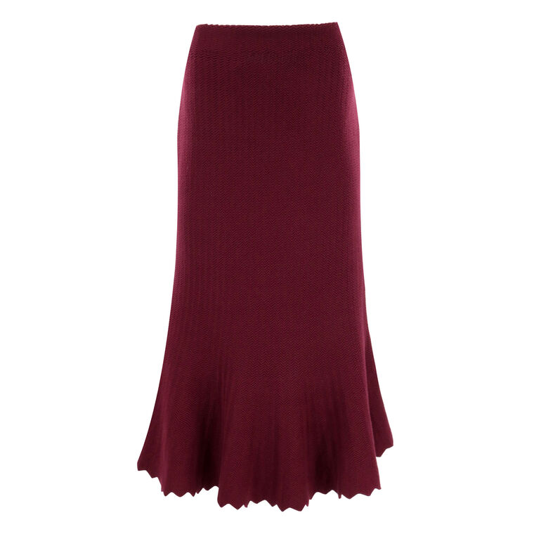 Mie Cotton Knit Skirt image number null